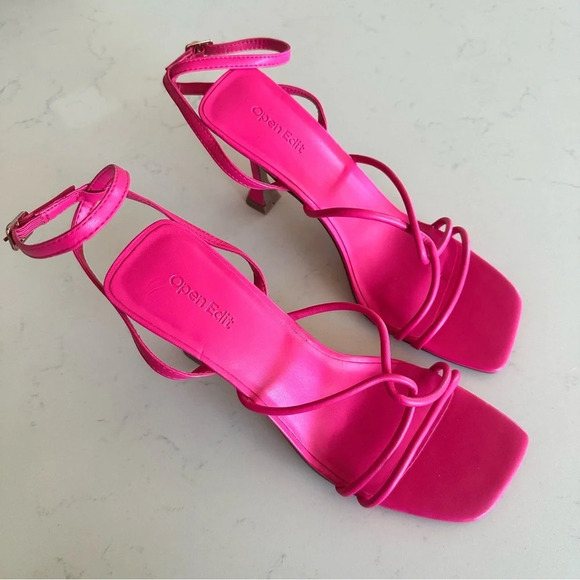Open edit Rachel Sandal in hot pink Size: 9 - Picture 3 of 7